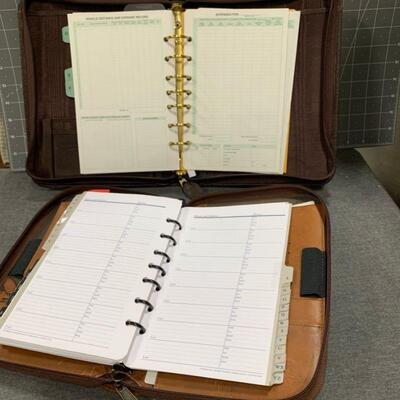 #352 Day Timer Leather Work Books