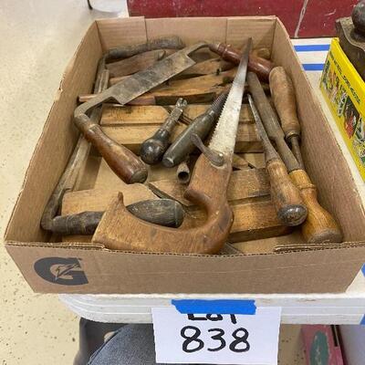838-Assortment of Vintage Tools