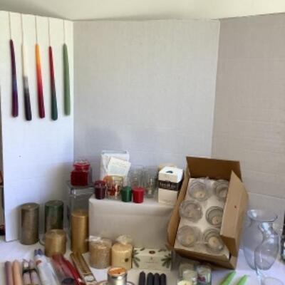 G - 898. Large Candle Lot 