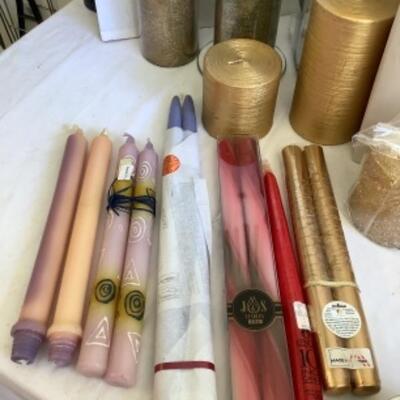 G - 898. Large Candle Lot 