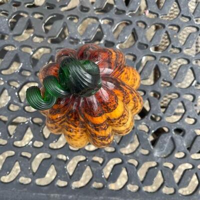 Glass art pumpkin 