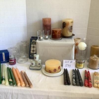 G - 899  Large Fun Candle Lot 