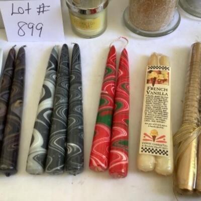 G - 899  Large Fun Candle Lot 