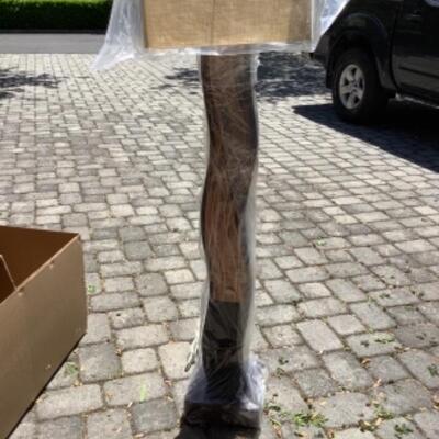 N - 900. NEW IN BOX  Jon Gilmore Copper Creek Root Beer Floor Lamp