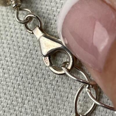 K770 Sterling 3 Strand Coral Necklace with Carnelian Earrings 