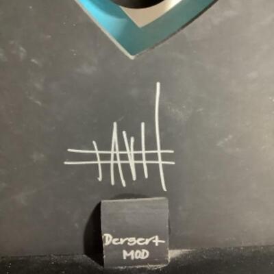 N - 906 Artisan Table Clock Signed Dersert MOD  