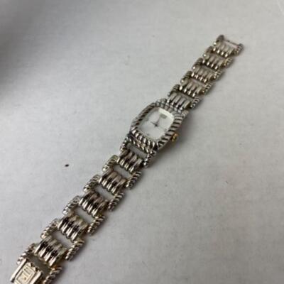 K774 Sterling MOP Judith Ripka Ladies Link Watch 