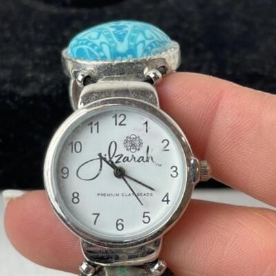 K781 Jilzarah Clay Beaded Jewelry Watch 