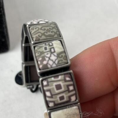 K781 Jilzarah Clay Beaded Jewelry Watch 