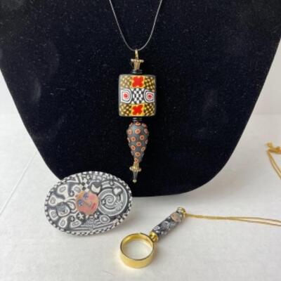 K782 Artisan Clay 3pc Jewelry Set 