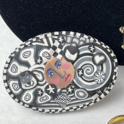 K782 Artisan Clay 3pc Jewelry Set 