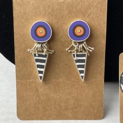 K784 Artisan Clay Bead 5pc Jewelry Set 