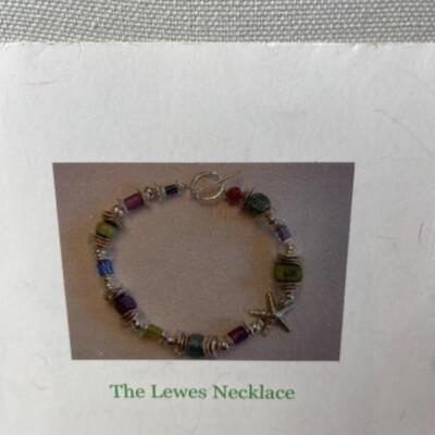 K791 Silver â€œLewes Necklaceâ€ Beaded Necklace 
