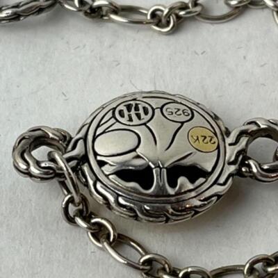 K916 22k Gold Sterling Angela by John Hardy Necklace 