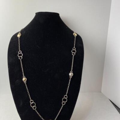 K916 22k Gold Sterling Angela by John Hardy Necklace 