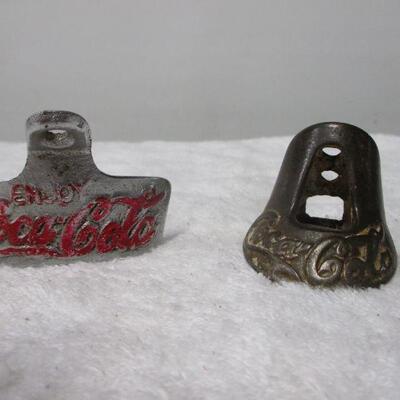 Lot 112 - Vintage Mount Style Coca-Cola Bottle Openers 