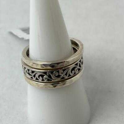 K918 New with Tag Lois Hill Sterling Silver 3 Stacking Rings 