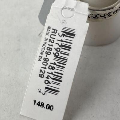 K918 New with Tag Lois Hill Sterling Silver 3 Stacking Rings 