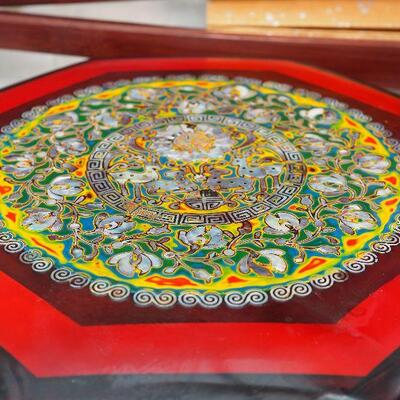 Lot 37 Indonesian and other collectibles huge wall fan, 