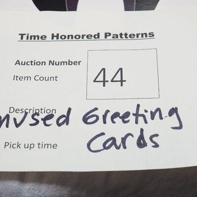 Lot 44 Unused Greeting cards