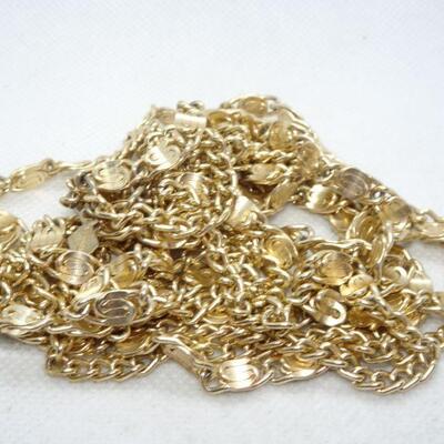 Layered Gold Tone Necklace - Sarah Coventry 