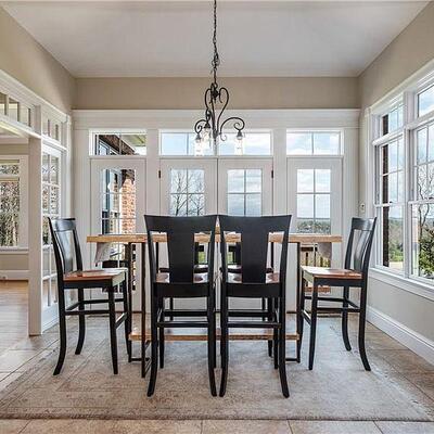 Stunning new custom kitchen table and 6 chairs from Kloter Farms