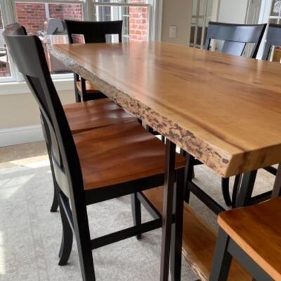 Stunning new custom kitchen table and 6 chairs from Kloter Farms