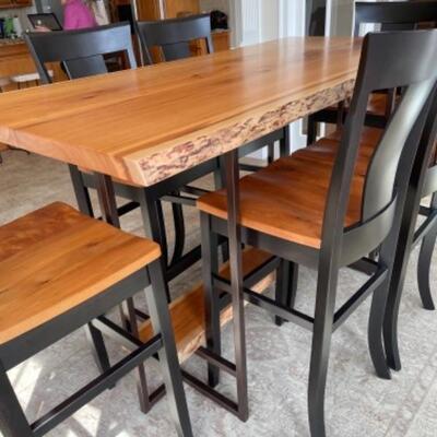 Stunning new custom kitchen table and 6 chairs from Kloter Farms