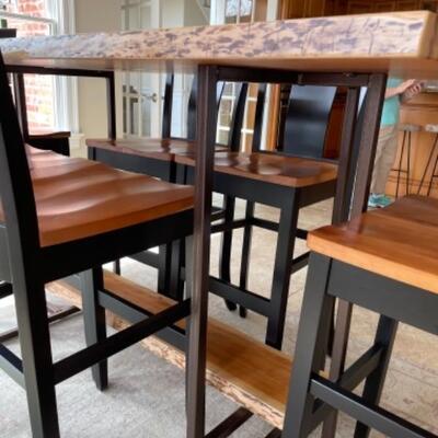 Stunning new custom kitchen table and 6 chairs from Kloter Farms
