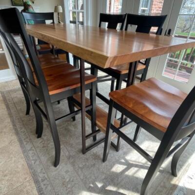 Stunning new custom kitchen table and 6 chairs from Kloter Farms