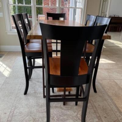 Stunning new custom kitchen table and 6 chairs from Kloter Farms