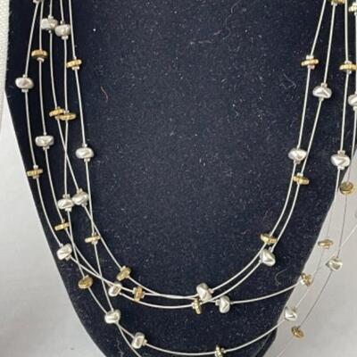 K935 Pearl and Acrylic Chicoâ€™s Costume Jewelry Lot