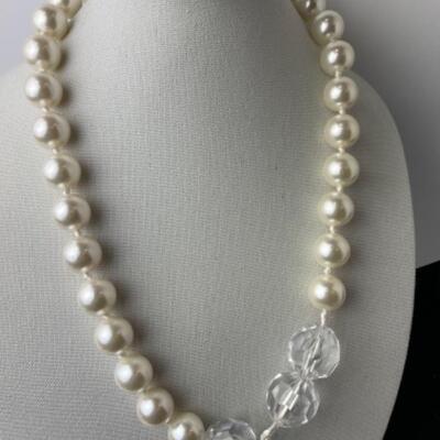 K935 Pearl and Acrylic Chicoâ€™s Costume Jewelry Lot