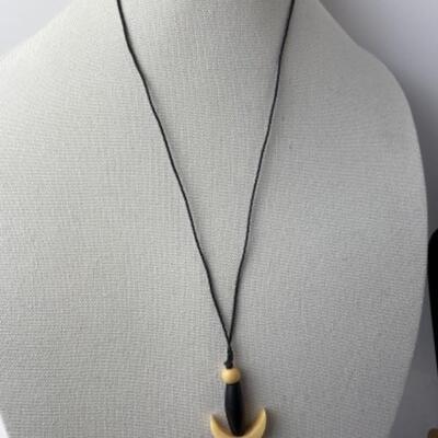 K936 Bone, Black, Artisan Jewelry Lot 