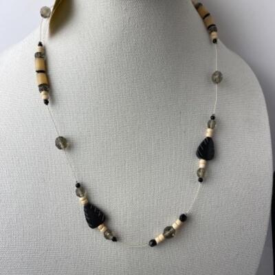 K936 Bone, Black, Artisan Jewelry Lot 