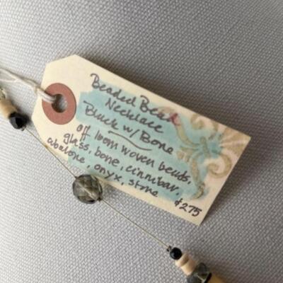 K936 Bone, Black, Artisan Jewelry Lot 