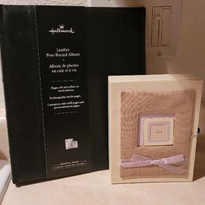 Lot 28: New HALLMARK Leather Memory Album + Someone Special Love Figure 