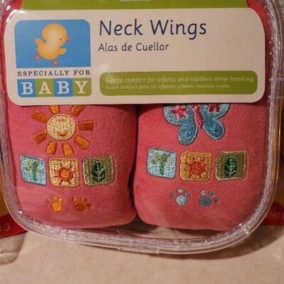 Lot 35: Assorted NEW Baby Items - Toy Balls + Neck Wings