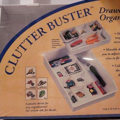 Lot 47: New Sealed CLUTTER BUSTER Organizer 