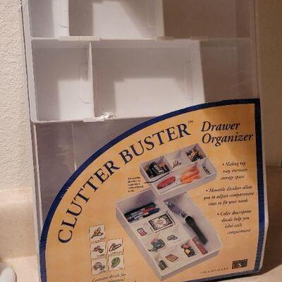 Lot 47: New Sealed CLUTTER BUSTER Organizer 