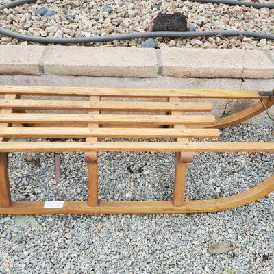 Wooden Decorator Sled