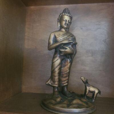 Boy and Animals Bronze