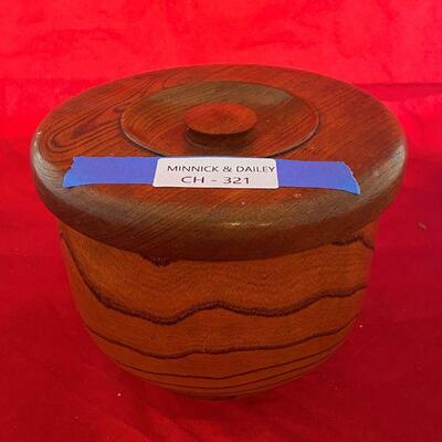 LOT 321 Wooden Container 
