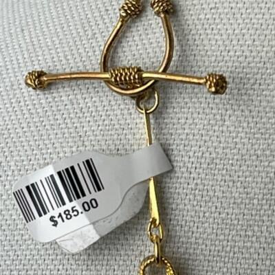 K948 New with Tag Artisan Designed Pagoda Necklace Lot 