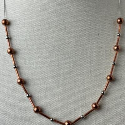 K950 Sterling Copper Necklace Pin Lot 