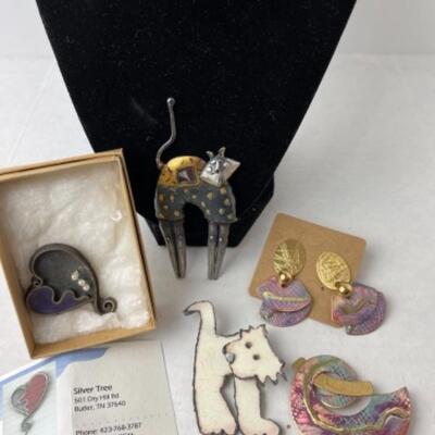 K956 Sterling Artisan Jewelry Lot 
