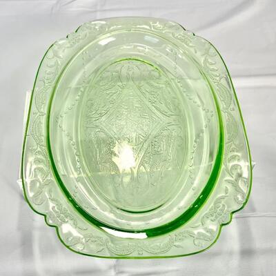 Federal Glass Co Madrid EAPG Green 11