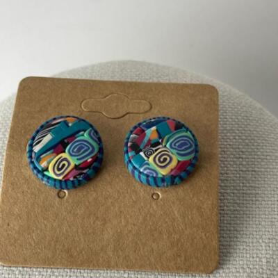 K964 Multi Colored Clay Jewelry Lot 