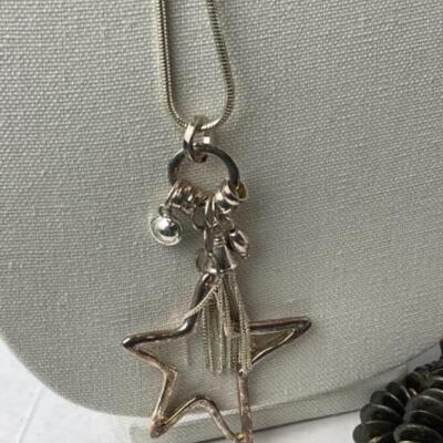 K981 Silver tone Costume Jewelry Lot 