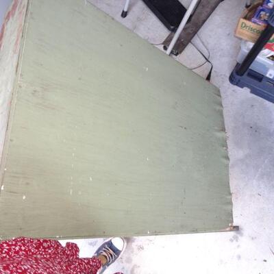 Vintage Green Book Shelf - See photos for size 